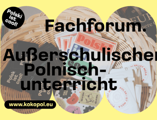 Save-the-date: Forum Ekspertów: Pozaszkolna nauka języka polskiego