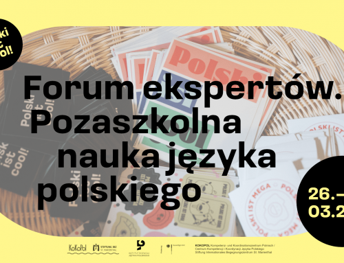 Forum Ekspertów. Pozaszkolna nauka języka polskiego